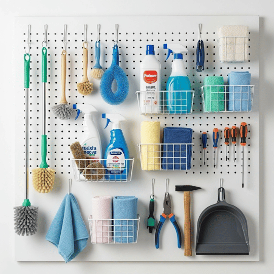 Create Flexible Storage with Pegboards