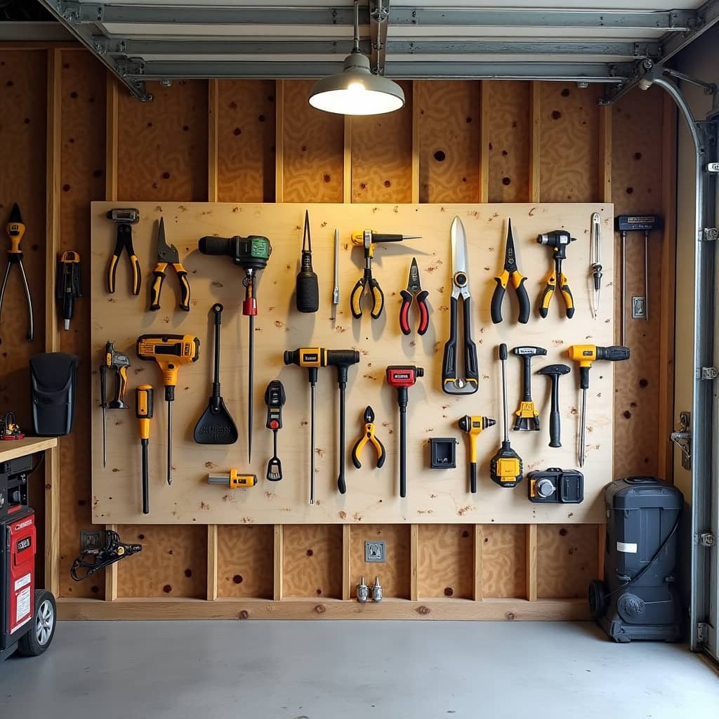Create a Simple Plywood Tool Wall
