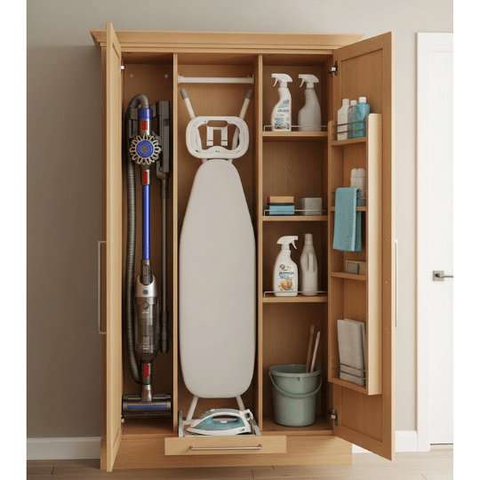Hide Bulky Items Like Ironing Boards