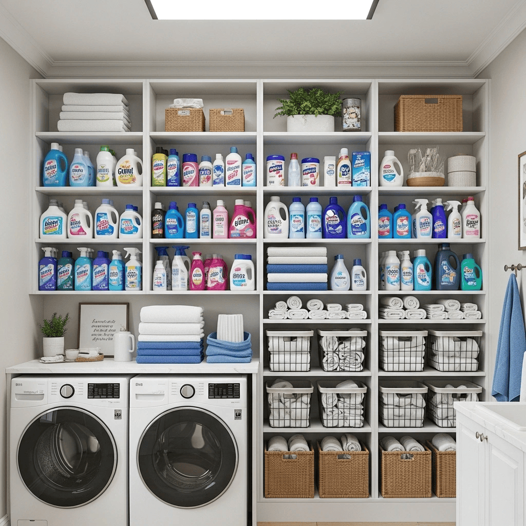 Maximize Vertical Space with Tall Shelving