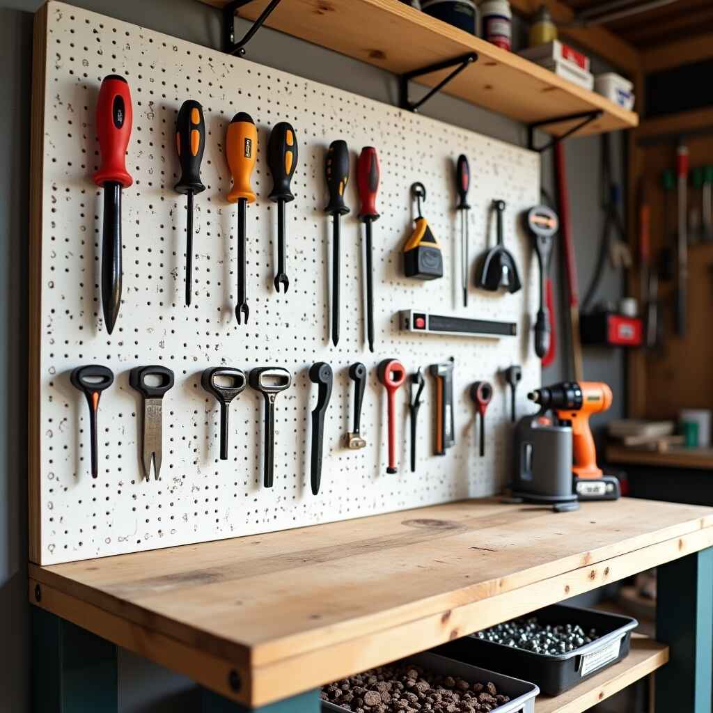 Pegboard Tool Wall