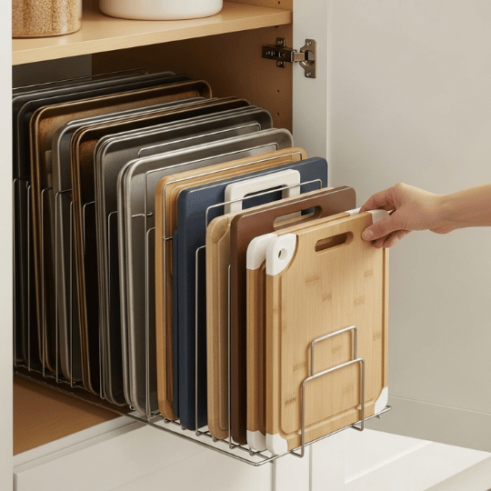 Store Baking Sheets Vertically