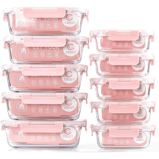 7. C-CREST Meal Prep Containers