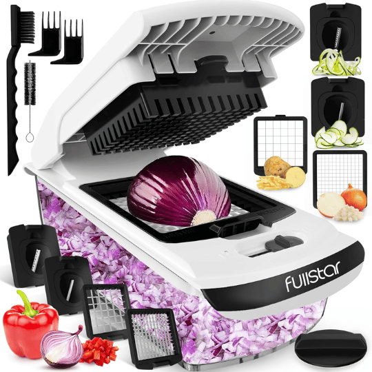 1. Fullstar Vegetable Chopper Spiralizer Slicer