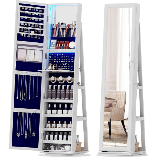 13. OUTDOOR DOIT Rotating Jewelry Organizer