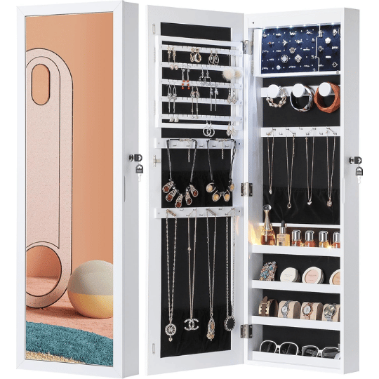 3. Nicetree Jewelry Organizer with Large Capacity