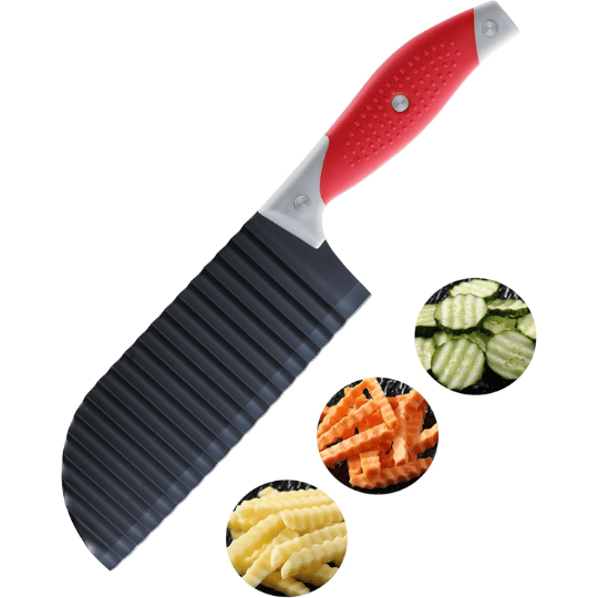 4. Crinkle Cutter Veggies Stainless Steel