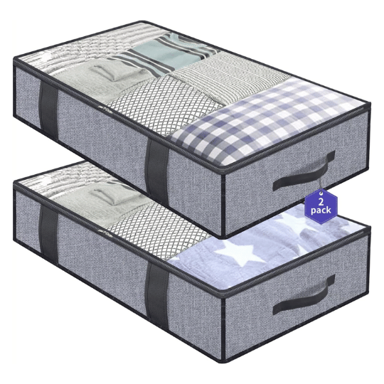 4. Onlyeasy Foldable Underbed Storage Bags