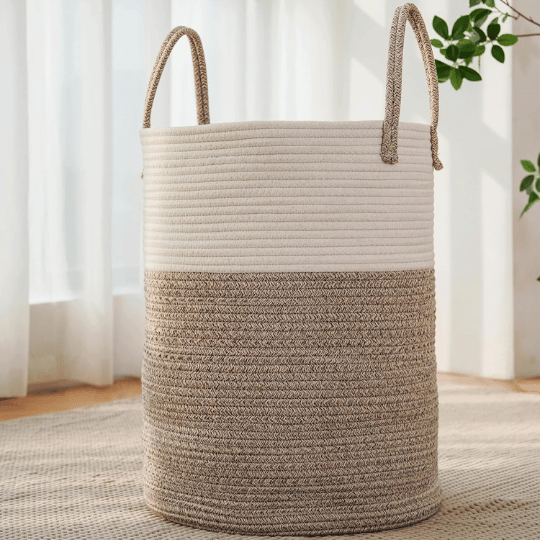 8. JMvicyroam 60L Large Woven Basket