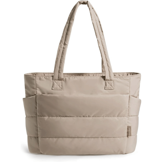 1. BAGSMART Lightweight Puffy Tote Bag for Women