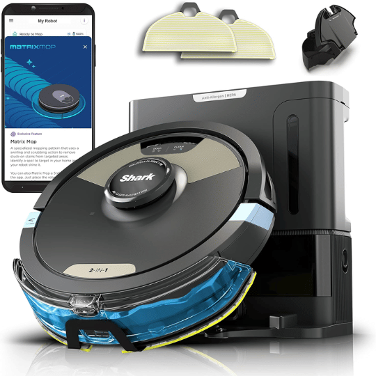 13. Shark Robot Vacuum & Mop Combo with Powerful Suction