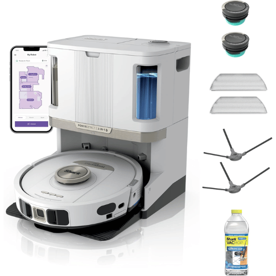 16. Shark Robot Vacuum & Mop Combo with Self-Emptying and Self-Refill