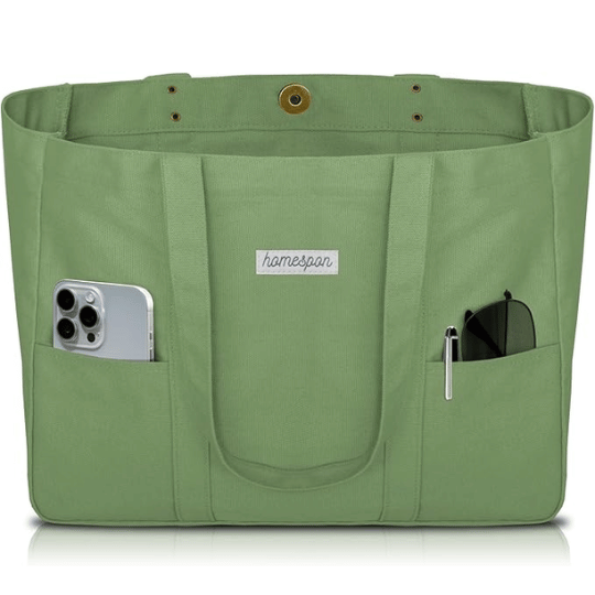 18. HOMESPON Large Canvas Tote Bag for Women