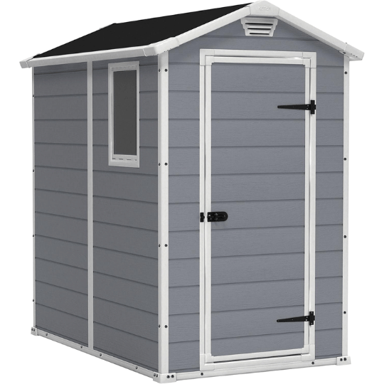 2. Keter Manor 4x6 Resin Outdoor Storage Shed Kit