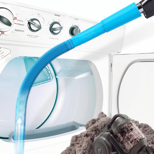 3. Holikme Dryer Vent Cleaner Kit Dryer Lint Vacuum Attachment Brush