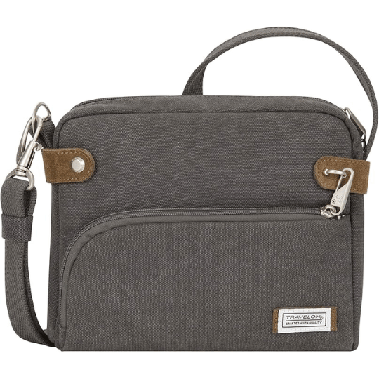 3. Travelon Anti-Theft Heritage Small Crossbody Bag