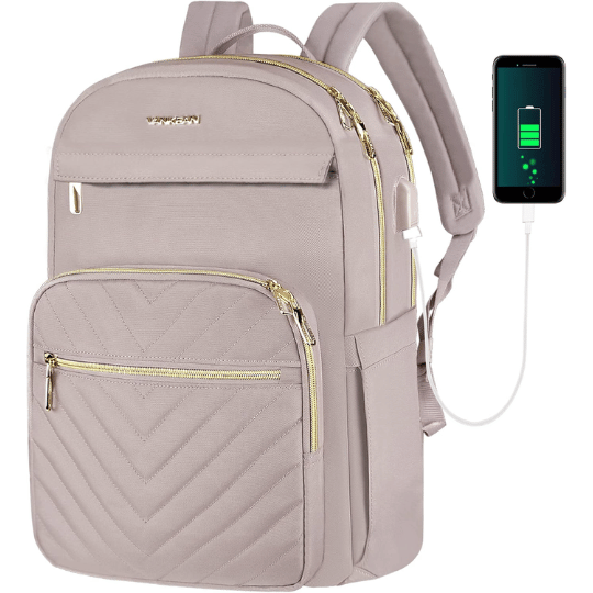 3. VANKEAN 15.6 Inch Laptop Backpack for Women