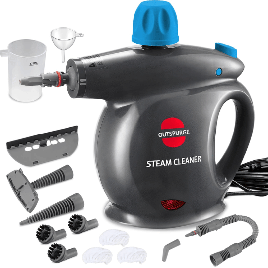 5. Outspurge Handheld Steam Cleaner with Safety Lock