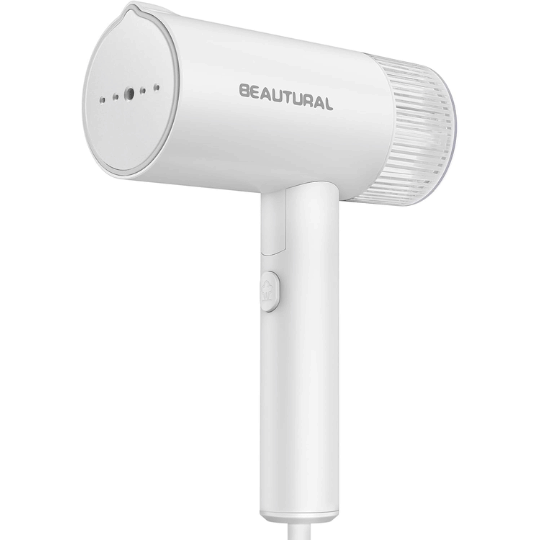 7. BEAUTURAL Foldable and Handheld Steamer for Clothes