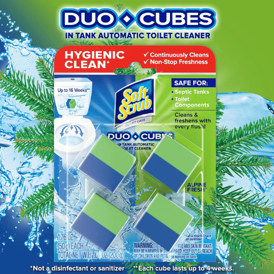 8. Soft Scrub In-Tank Toilet Cleaner Duo-Cubes