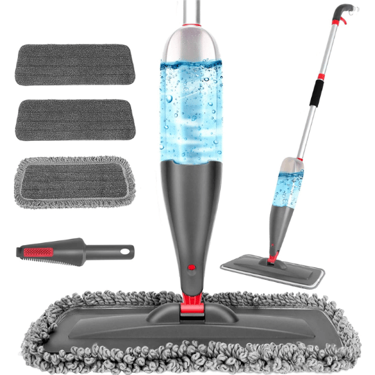 CLDREAM 800ml Spray Mop with 360° Rotating Head