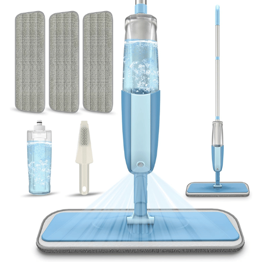 MEXERRIS Microfiber Spray Mop