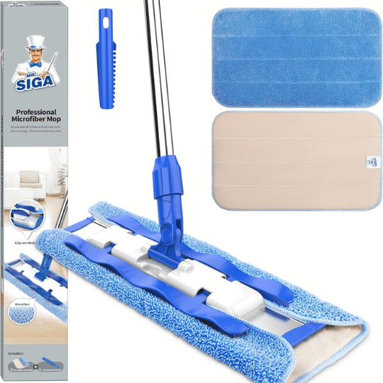 MR.SIGA Professional 360° Microfiber Floor Mop