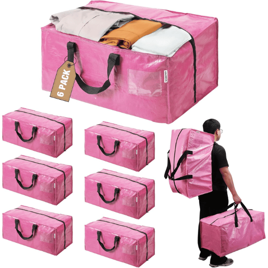 12. WORKPRO 6 Pack Extra Large Moving Bags