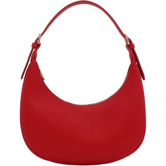 16. FashionPuzzle Elegant Crescent Shoulder Bag for Women