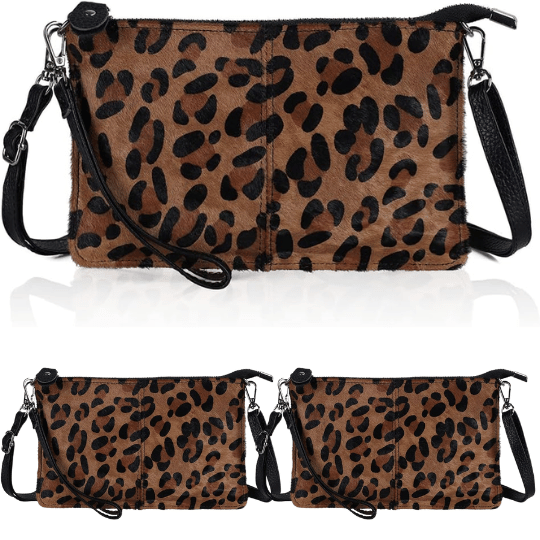 16. befen Genuine Leather Wristlet Clutch Wallet Purse