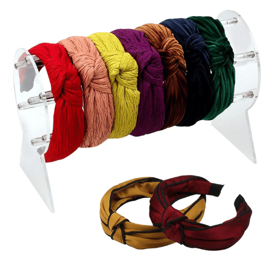 2. OAOLEER Clear Acrylic Headband Holder