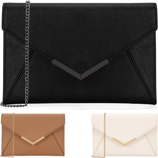 22. Dexmay Women's Envelope Clutch Handbag
