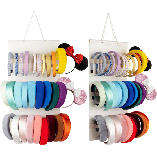 22. JOYMOMO Hanging Headband Holder