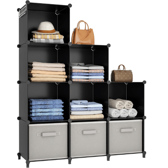 3. HOMIDEC 9 Cube Storage Organizer