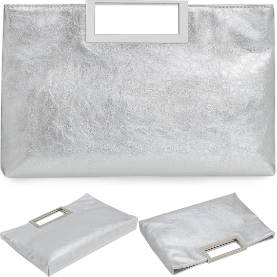 4. CHARMING TAILOR Fashion PU Leather Clutch Purse