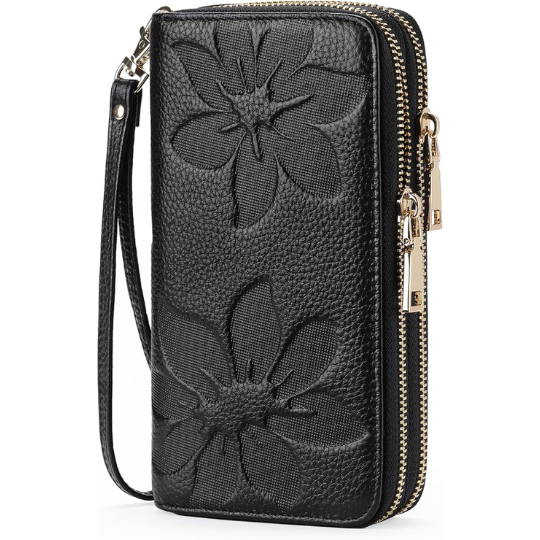 5. GOIACII Women's Leather Wallet