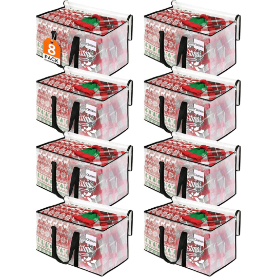 7. BlissTotes 93L 8-Pack Moving Bags
