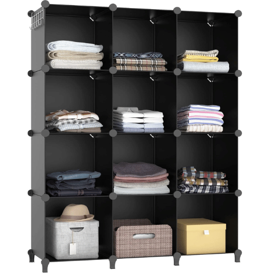 8. HOMIDEC 12 Cube Storage Organizer