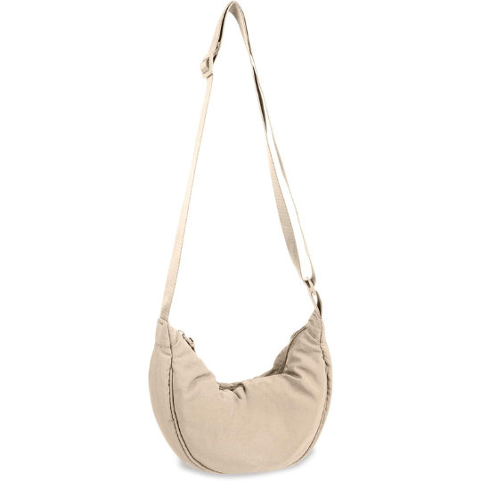 9. EVGLOW Nylon Crescent Crossbody Shoulder Bag for Women