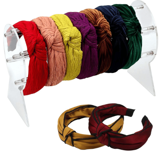 9. OAOLEER Premium Acrylic Headband Organizer