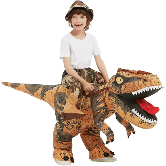 14. GOOSH Inflatable Dinosaur Costume (Realistic Design)