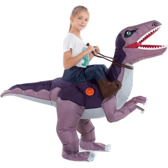 20. HSCTEK Child Inflatable Ride on Dinosaur Costume