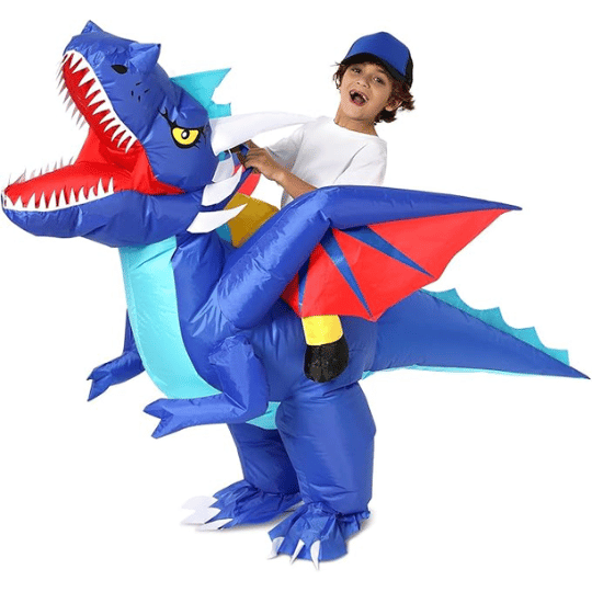 7. Ozyalo Inflatable Dragon Costume Kids