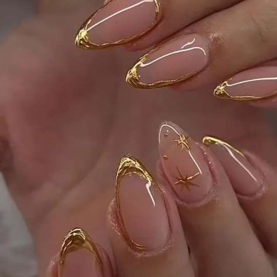 Foccna Almond Press on Nails
