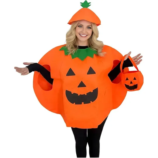 Gushijieju Halloween Pumpkin Costumes for Women