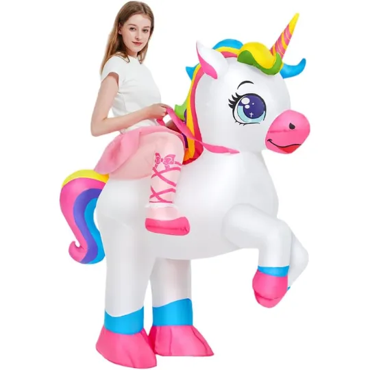 KOOY Inflatable Unicorn Costume for Adult