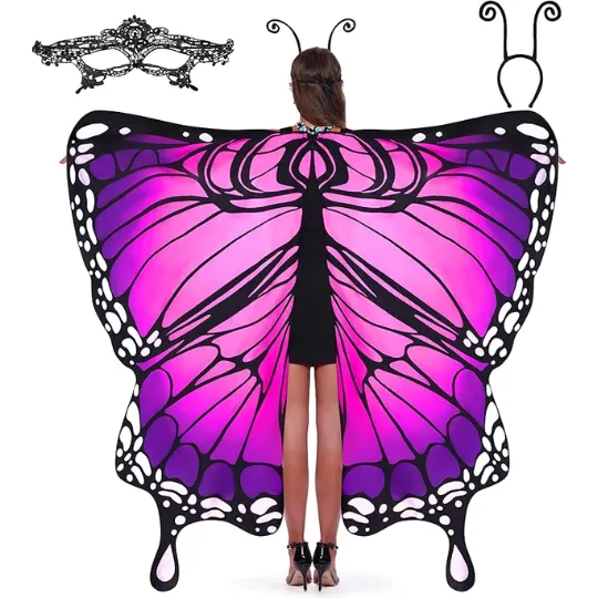 Spooktacular Creations Halloween Butterfly Wings Costume for Women