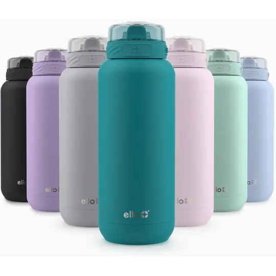 Ello Cooper 22oz Stainless Steel Water Bottle with Straw and Carry Handle