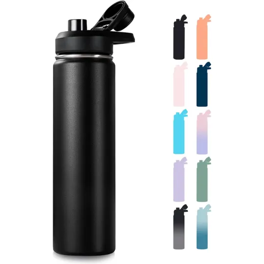 Fijinhom 24 oz Insulated Water Bottle with Handle